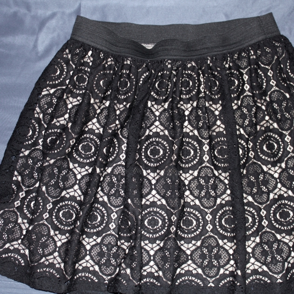 Black Lace Skirt